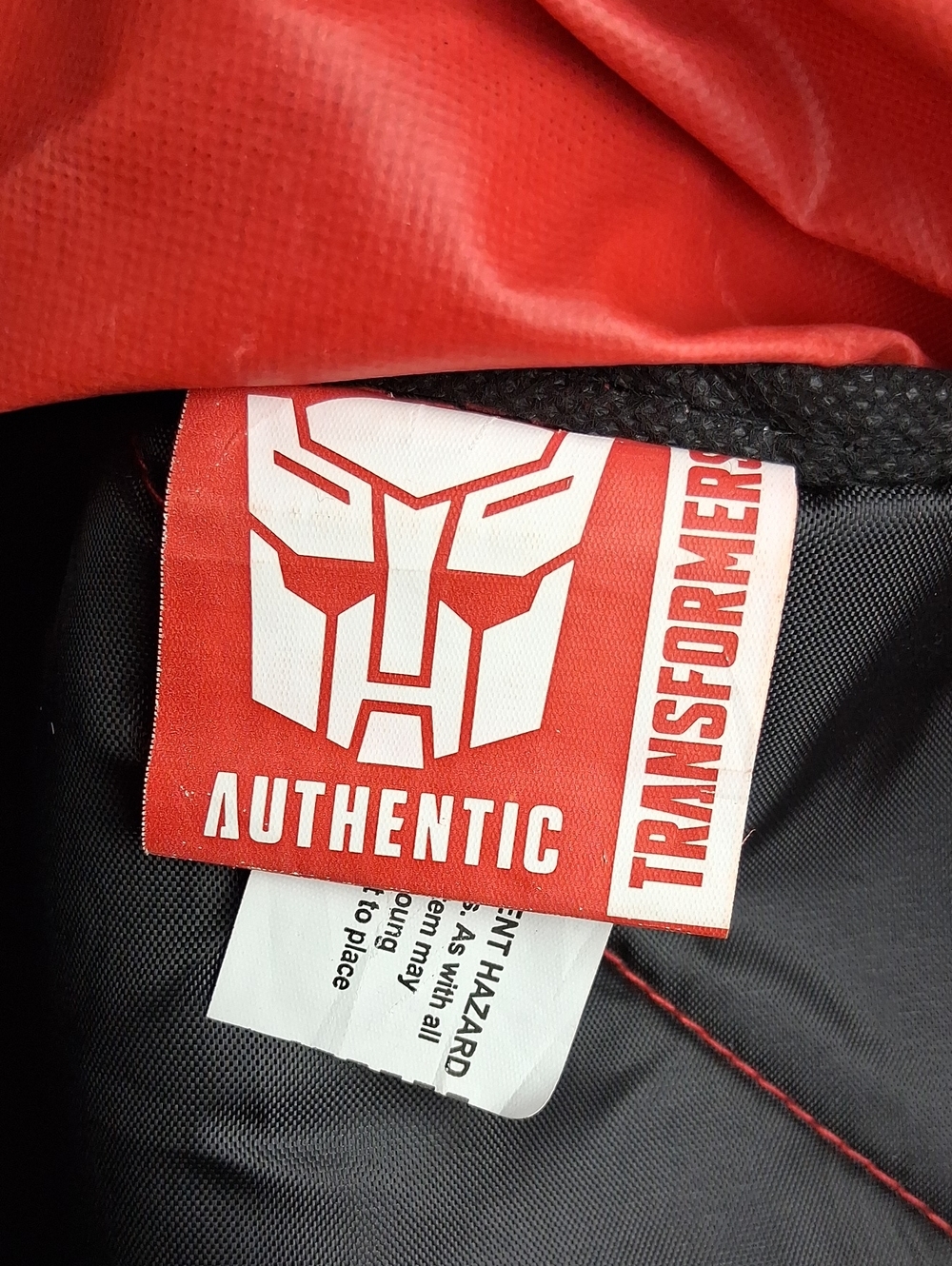 Boys Transformers Backpack Bumblebee Red Black Gray Elementary 2 Compartments - Picture 2 of 16